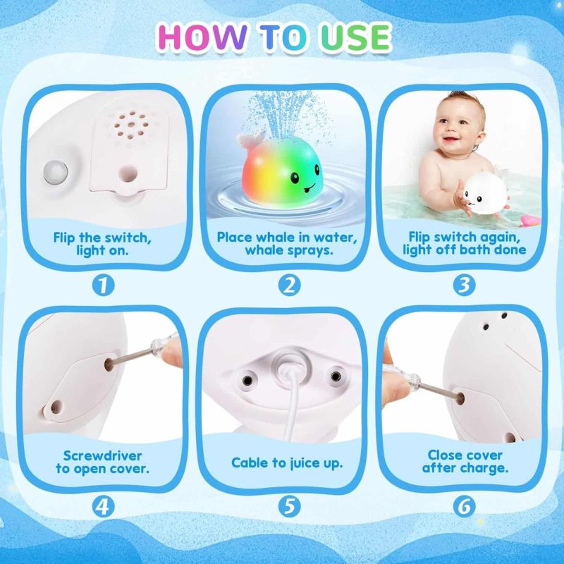Gigilli Baby Whale Bath Toy - Image 14