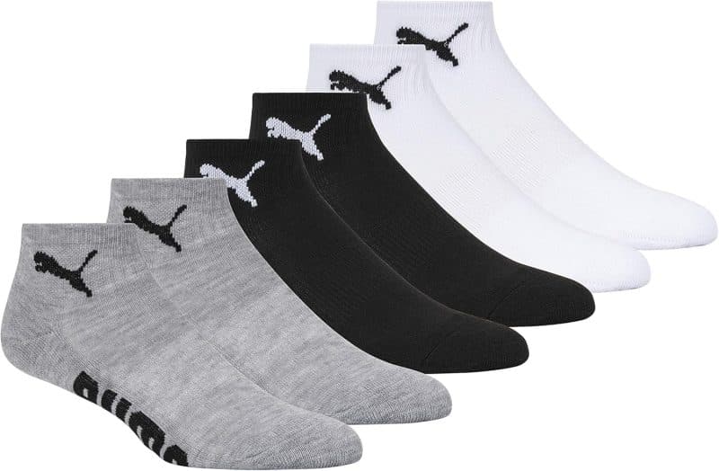 PUMA Women's 6 Pack Quarter Crew Socks