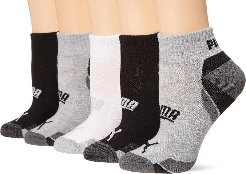 PUMA Women's 6 Pack Quarter Crew Socks - Image 2