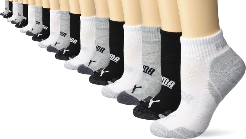 PUMA Women's 6 Pack Quarter Crew Socks - Image 10