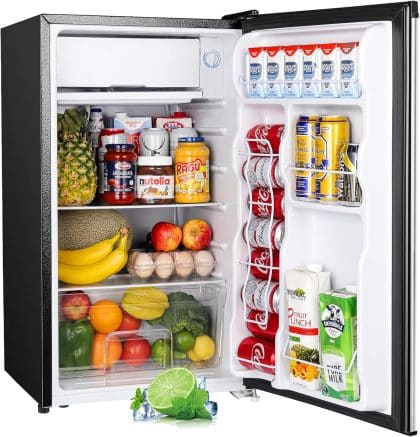 Upstreman 3.2 Cu.Ft Mini Fridge with Freezer