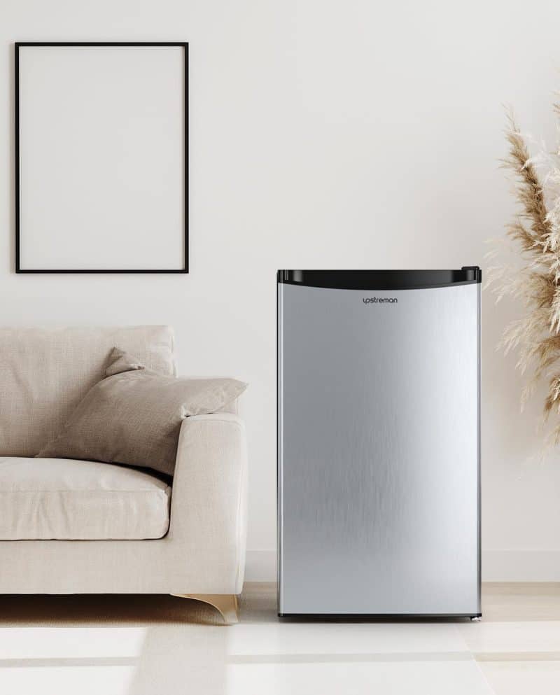Upstreman 3.2 Cu.Ft Mini Fridge with Freezer - Image 8