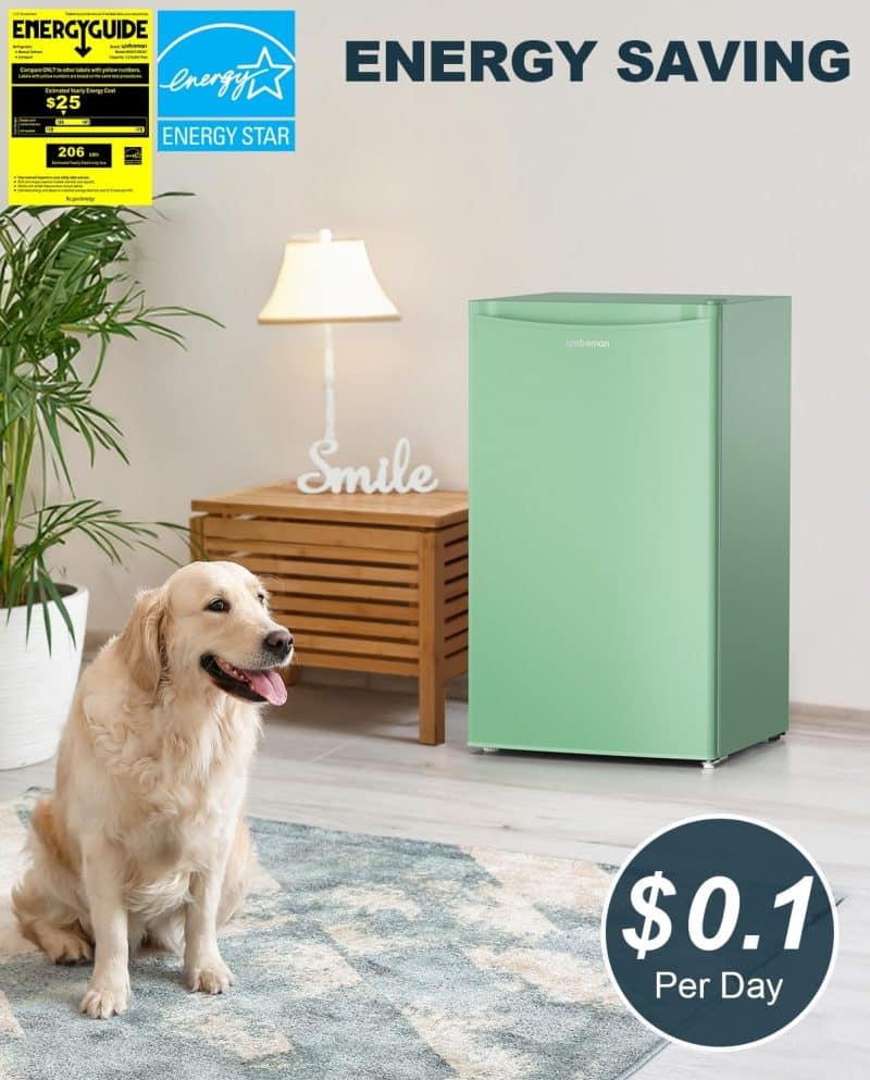 Upstreman 3.2 Cu.Ft Mini Fridge with Freezer - Image 11