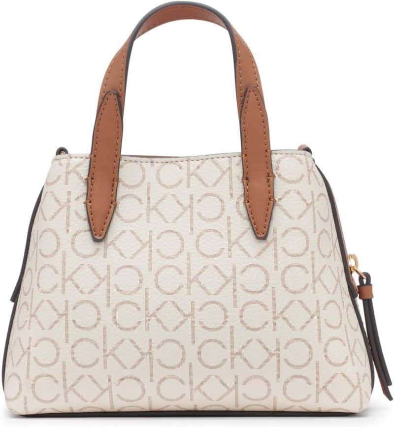 Calvin Klein Millie 2 in 1 Triple Compartment Mini Satchel Crossbody - Image 3
