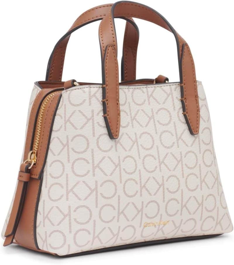 Calvin Klein Millie 2 in 1 Triple Compartment Mini Satchel Crossbody - Image 6