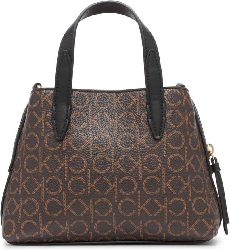 Calvin Klein Millie 2 in 1 Triple Compartment Mini Satchel Crossbody - Image 8