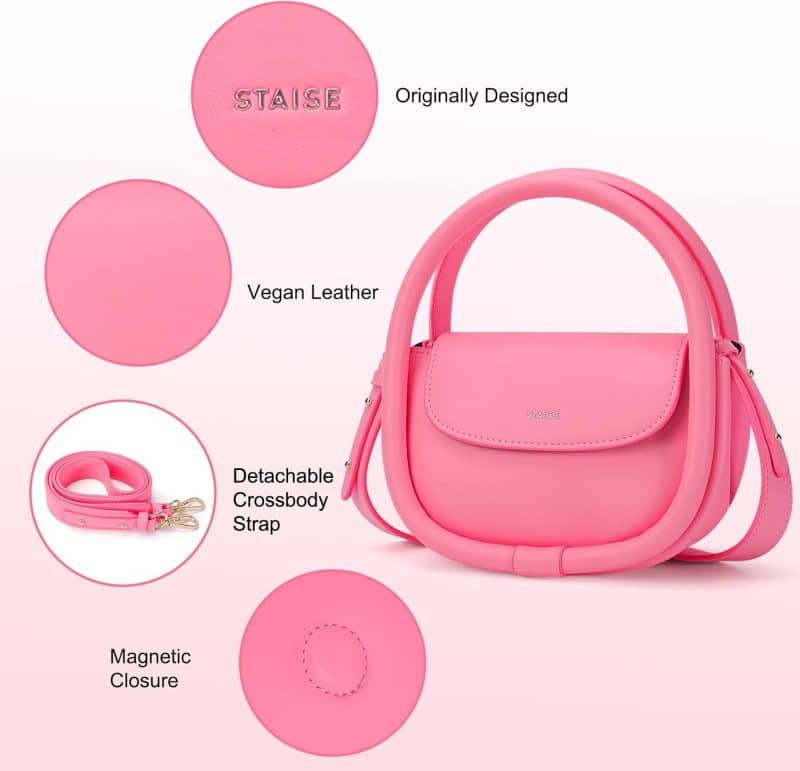 STAISE Designer Top Handle Shoulder Bag - Image 10