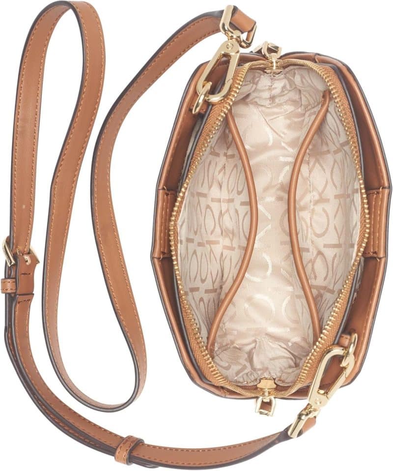 Calvin Klein Women's Lucy Triple Compartment Crossbody - Image 5