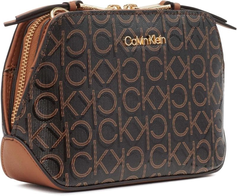 Calvin Klein Women's Lucy Triple Compartment Crossbody - Image 6