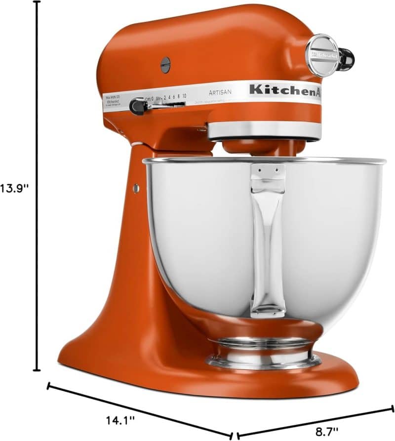 KitchenAid Artisan Series 5 Quart Tilt Head Stand Mixer with Pouring Shield - Image 54