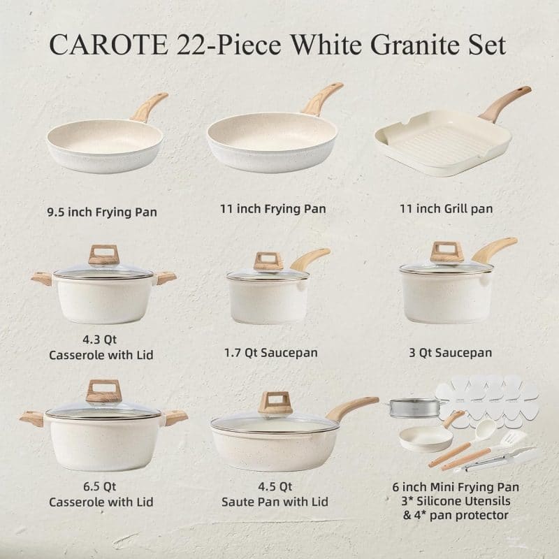 CAROTE Pots and Pans Set - Image 2