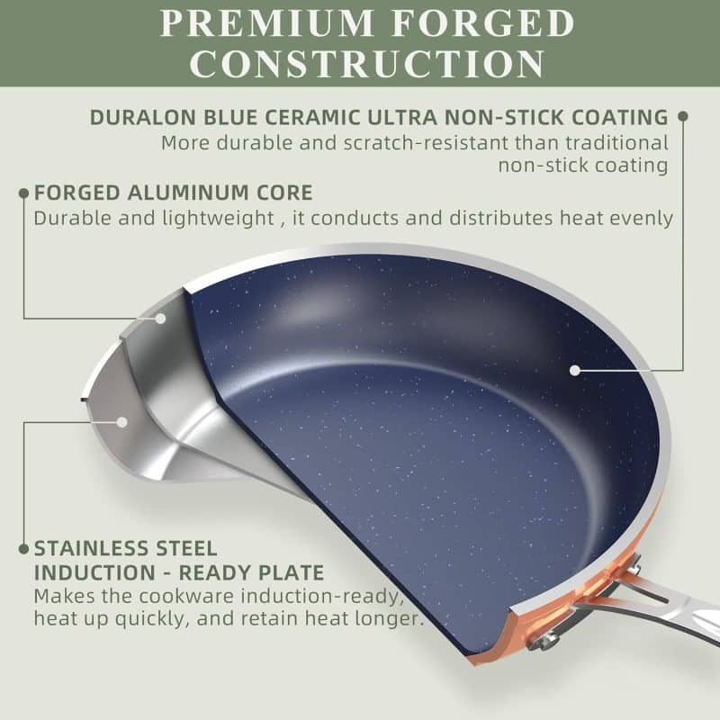 Nuwave Healthy Duralon Blue Ceramic Nonstick Cookware Set - Image 12