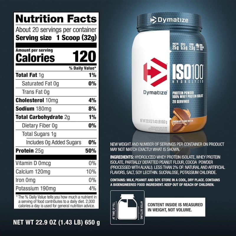 Dymatize ISO100 Hydrolyzed Protein Powder - Image 37