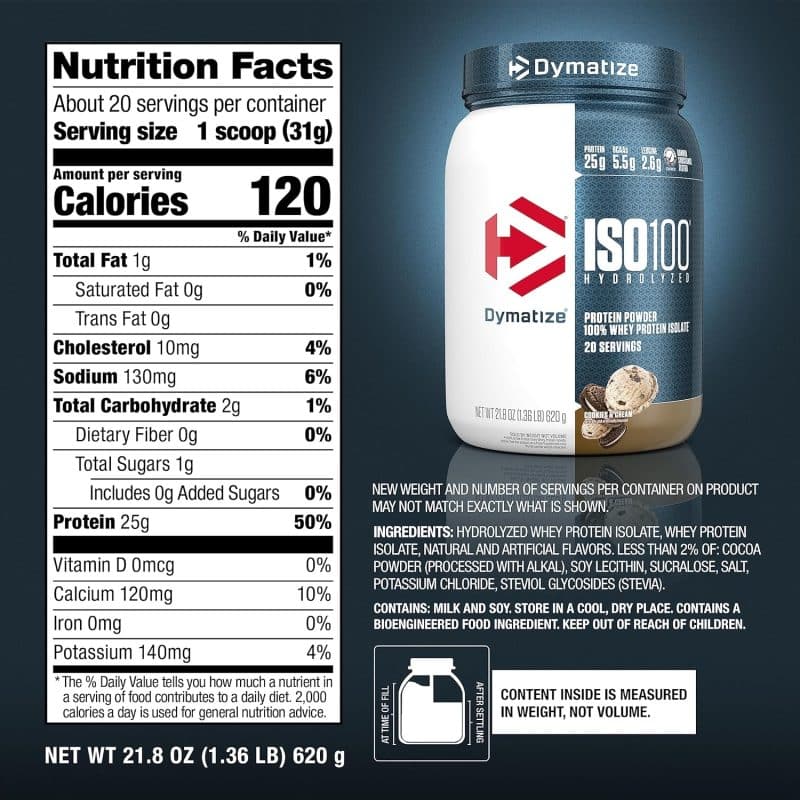 Dymatize ISO100 Hydrolyzed Protein Powder - Image 39