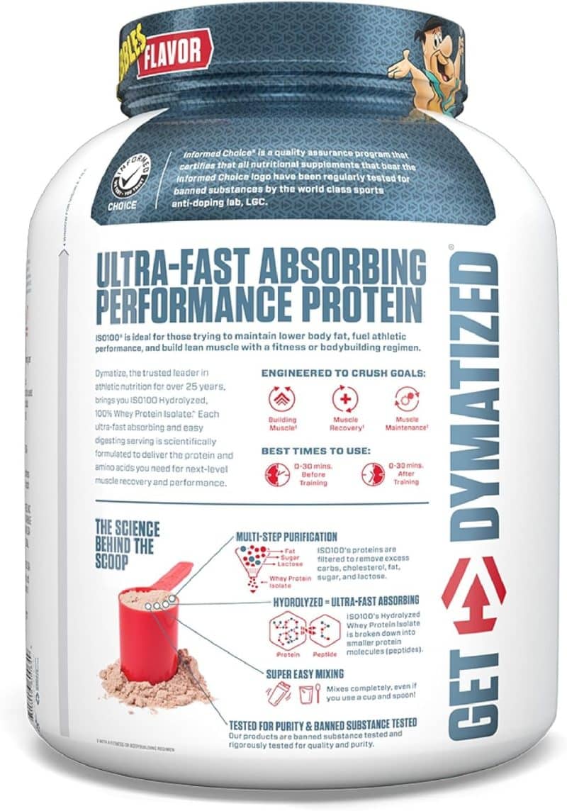 Dymatize ISO100 Hydrolyzed Protein Powder - Image 77