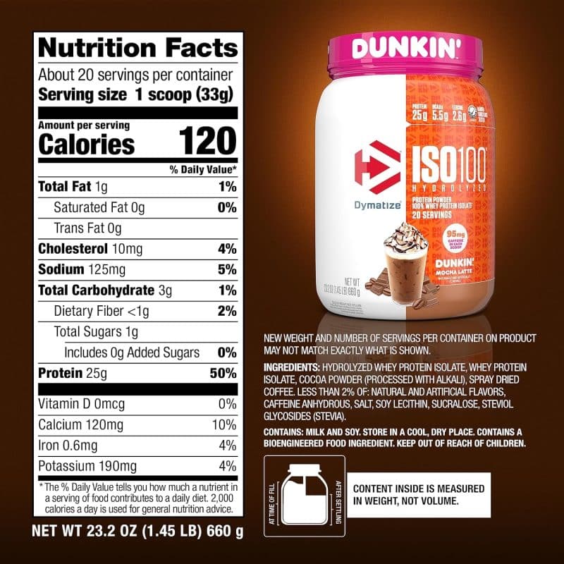 Dymatize ISO100 Hydrolyzed Protein Powder - Image 94
