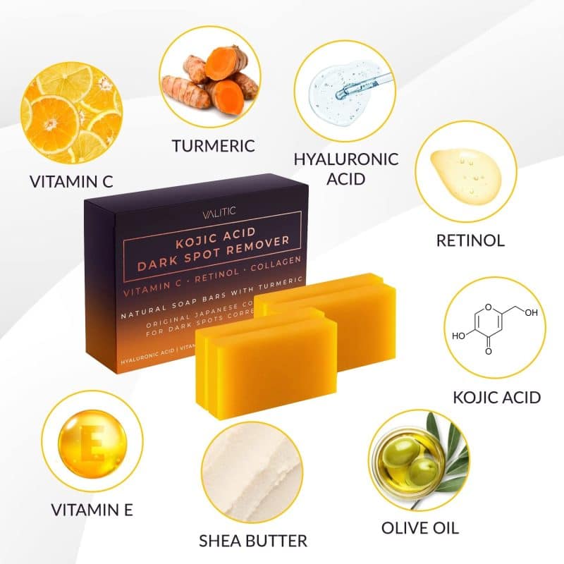 VALITIC Kojic Acid Dark Spot Remover Soap Bar - Image 11