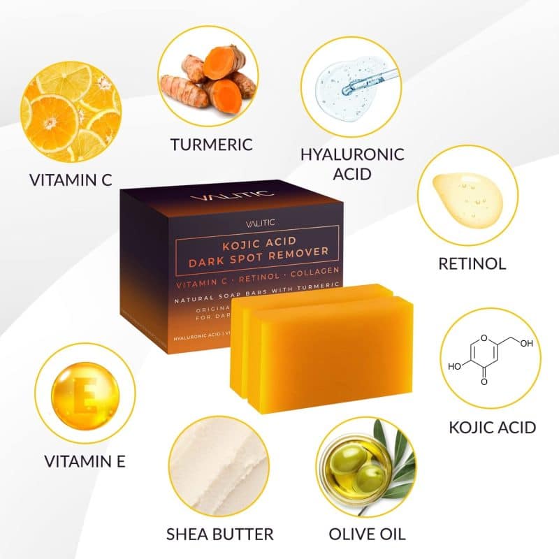 VALITIC Kojic Acid Dark Spot Remover Soap Bar - Image 17