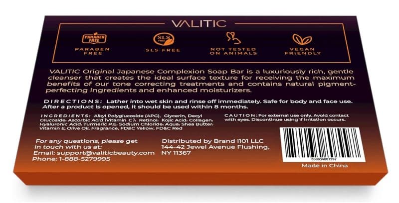 VALITIC Kojic Acid Dark Spot Remover Soap Bar - Image 20