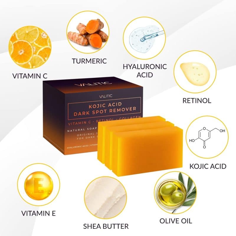 VALITIC Kojic Acid Dark Spot Remover Soap Bar - Image 22