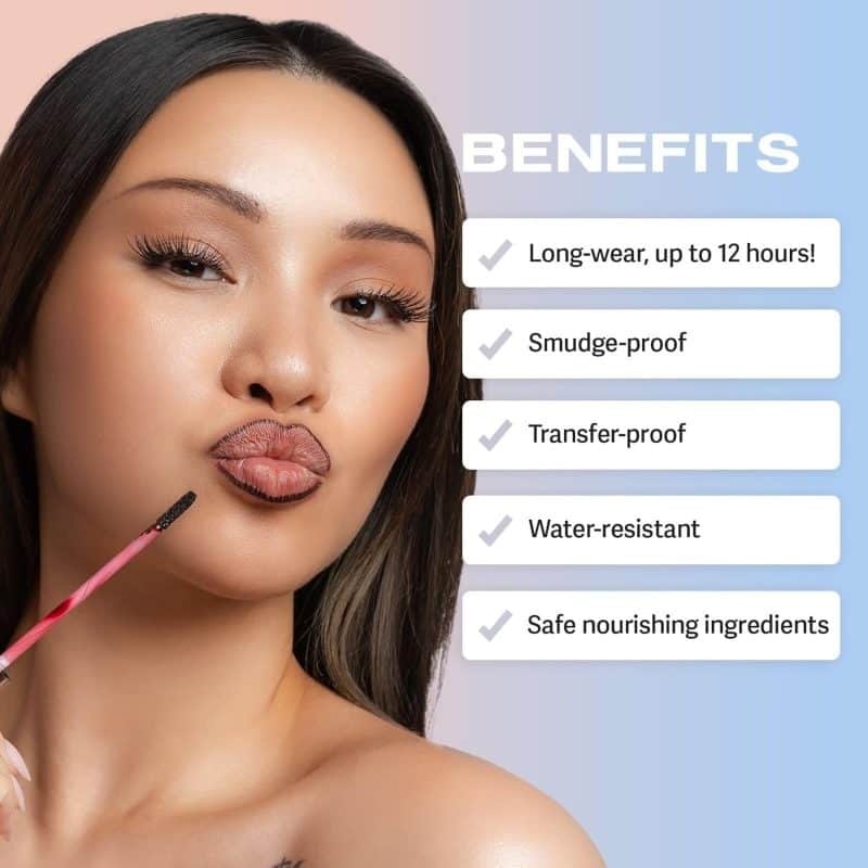 Sacheu Lip Liner Stay-N-Peel Off Lip Liner Tattoo - Image 6