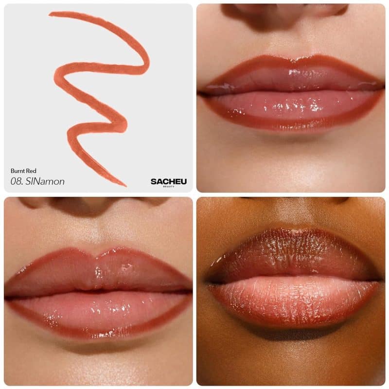Sacheu Lip Liner Stay-N-Peel Off Lip Liner Tattoo - Image 40