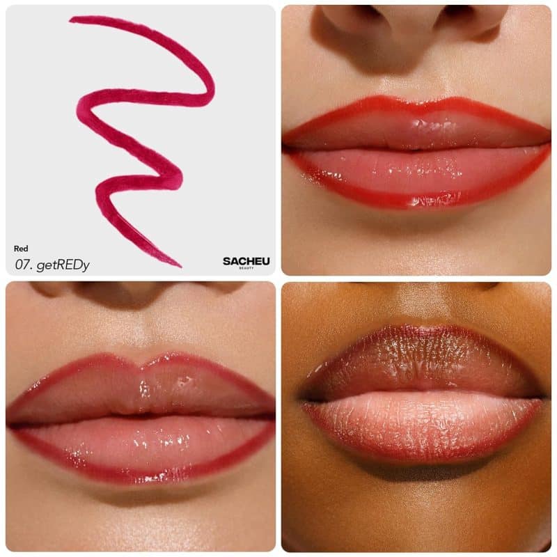 Sacheu Lip Liner Stay-N-Peel Off Lip Liner Tattoo - Image 44
