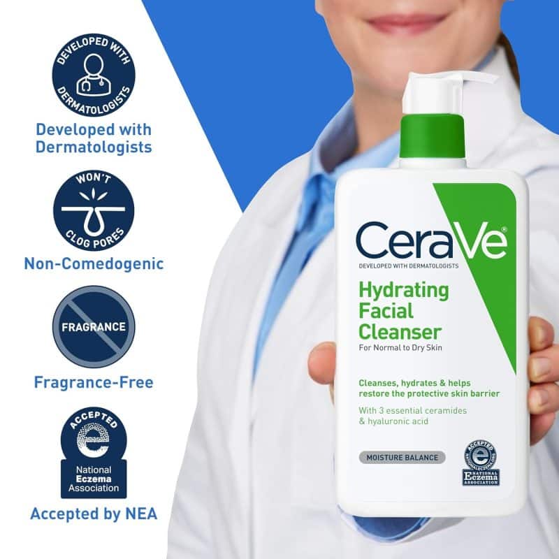 CeraVe Hydrating Facial Cleanser - Image 4