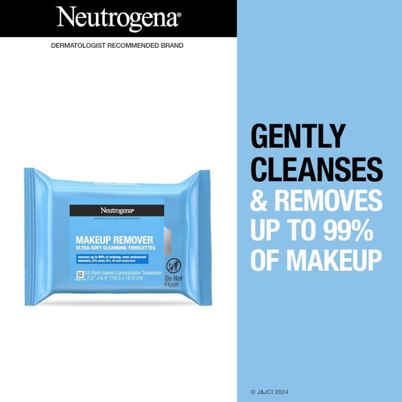 Neutrogena Fragrance-Free Makeup Remover Cleansing Towelette Singles - Image 9