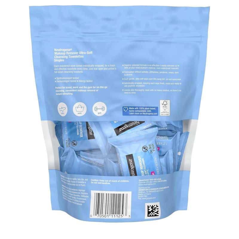 Neutrogena Fragrance-Free Makeup Remover Cleansing Towelette Singles - Image 16