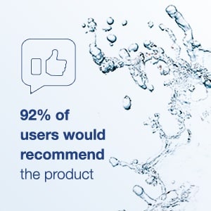 92% of users would recommend the product