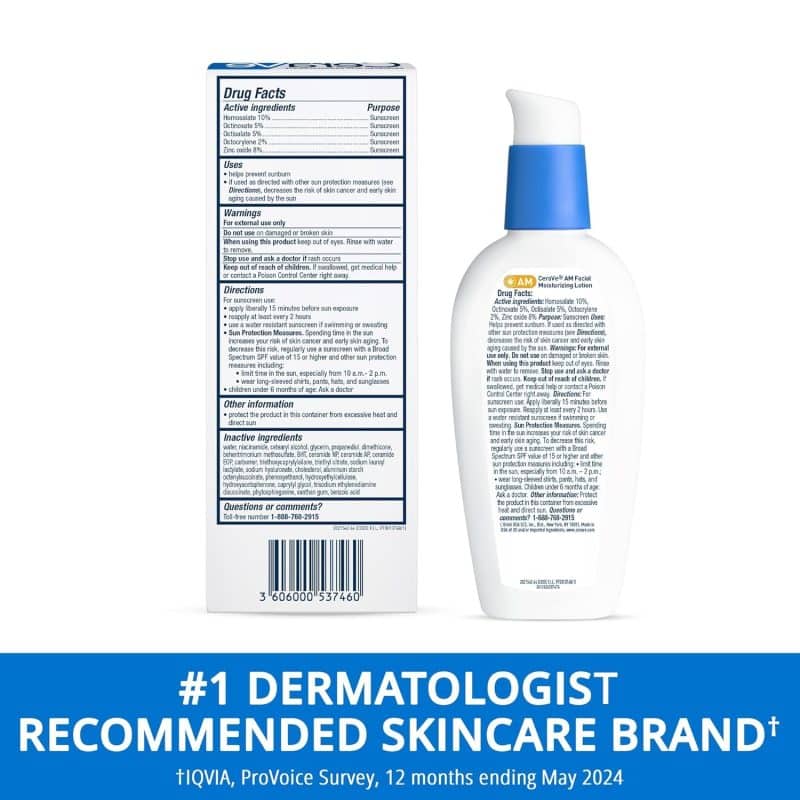 CeraVe AM Facial Moisturizing Lotion - Image 7