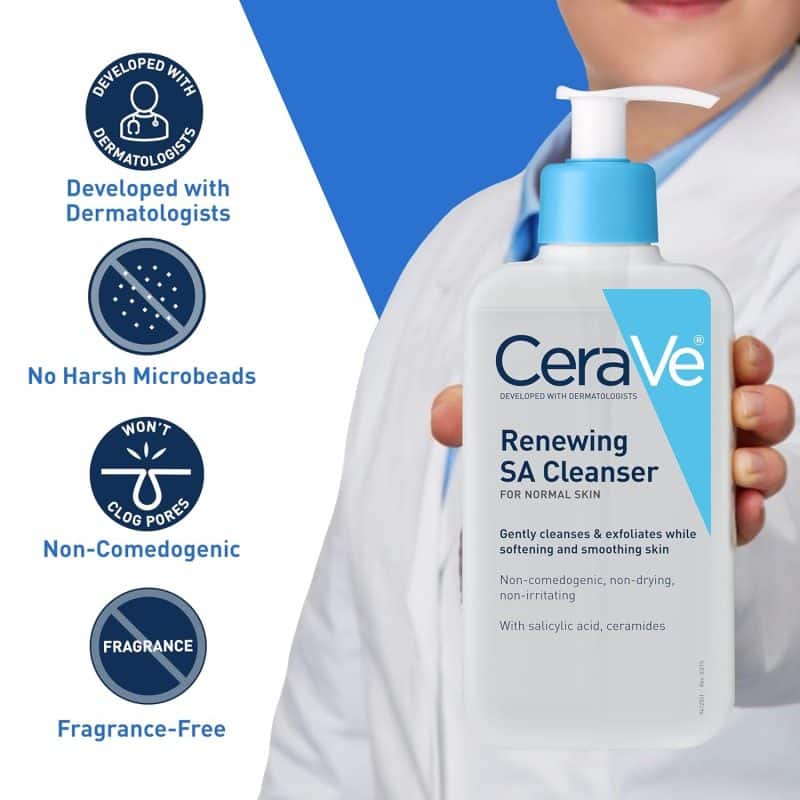 CeraVe Renewing Salicylic Acid Cleanser - Image 3