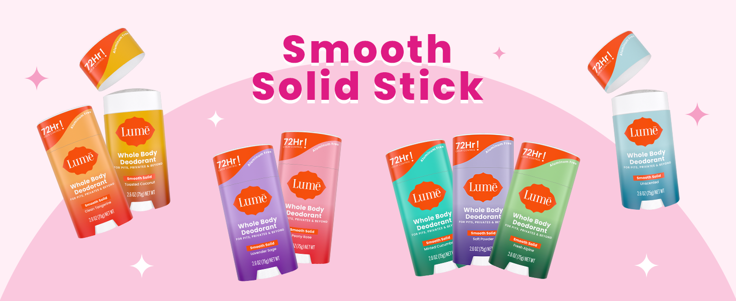 Lume Solid Stick Scents