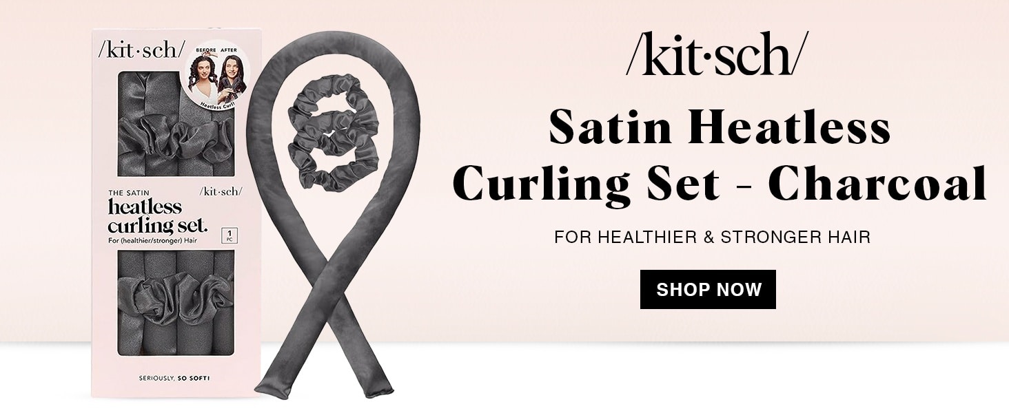 overnight hair heatless curl rods curls curlers to sleep in curling rod satin blowout no heat