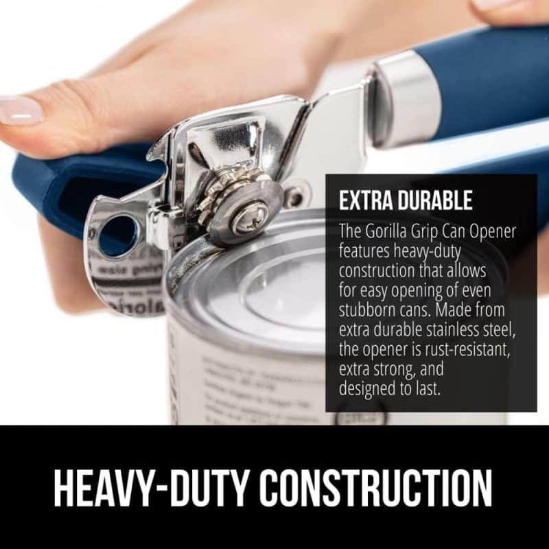GORILLA GRIP Heavy Duty Stainless Steel Can Opener and Bottle Opener - Image 31