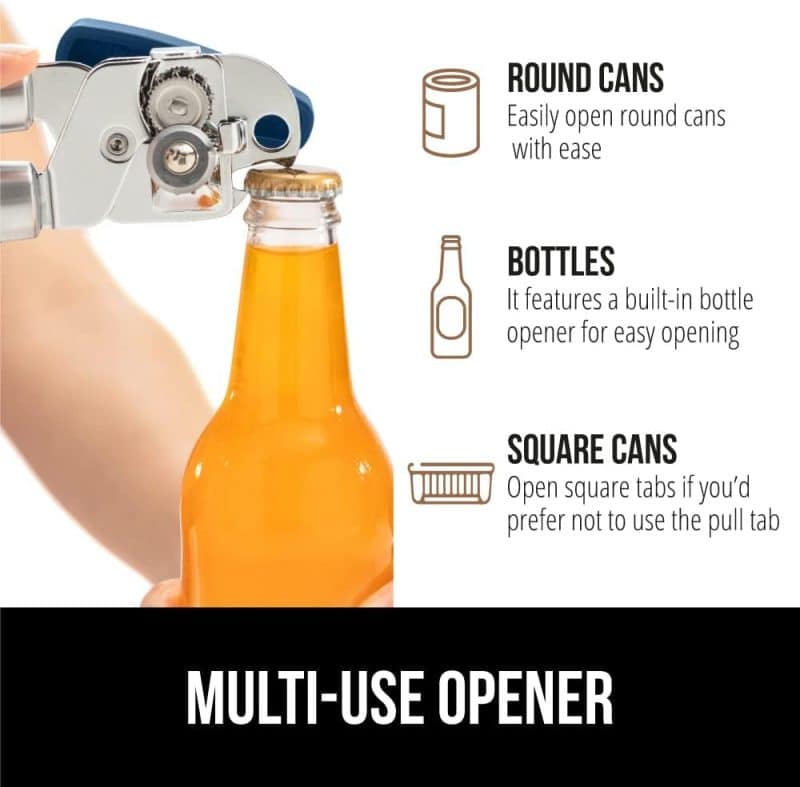 GORILLA GRIP Heavy Duty Stainless Steel Can Opener and Bottle Opener - Image 33