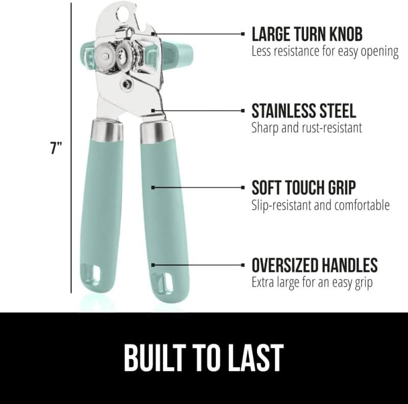 GORILLA GRIP Heavy Duty Stainless Steel Can Opener and Bottle Opener - Image 38