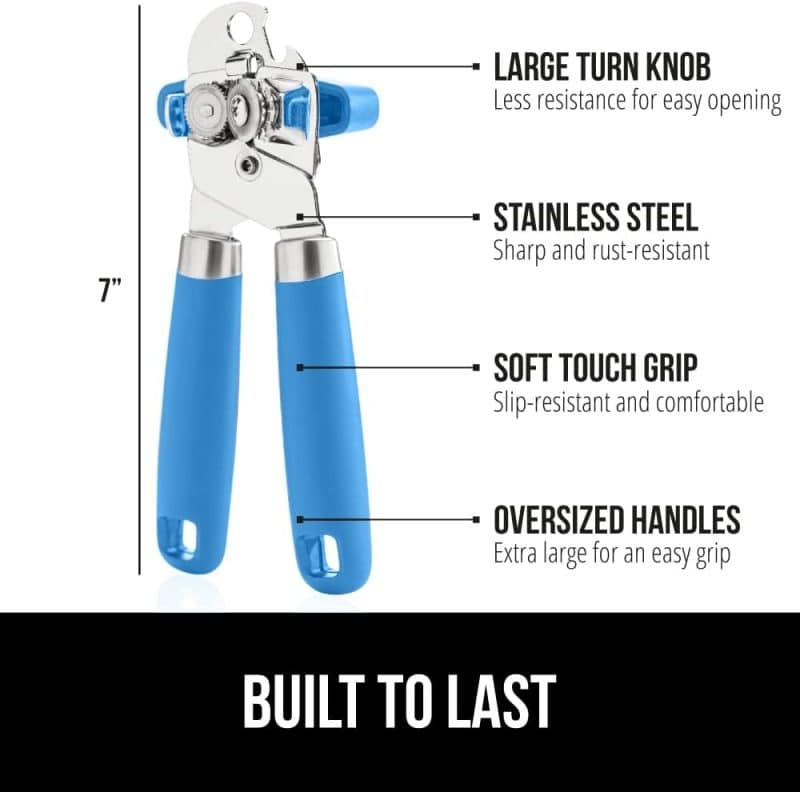 GORILLA GRIP Heavy Duty Stainless Steel Can Opener and Bottle Opener - Image 47