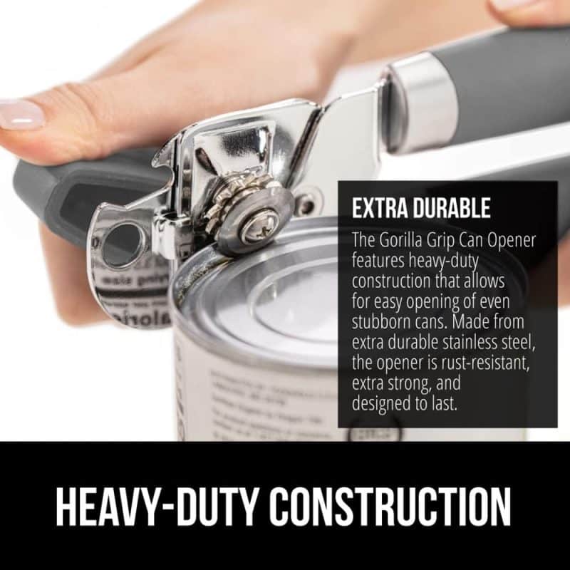 GORILLA GRIP Heavy Duty Stainless Steel Can Opener and Bottle Opener - Image 67