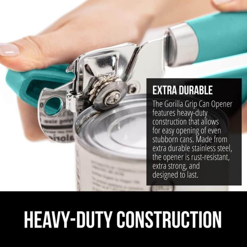 GORILLA GRIP Heavy Duty Stainless Steel Can Opener and Bottle Opener - Image 76
