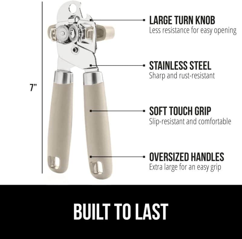 GORILLA GRIP Heavy Duty Stainless Steel Can Opener and Bottle Opener - Image 83