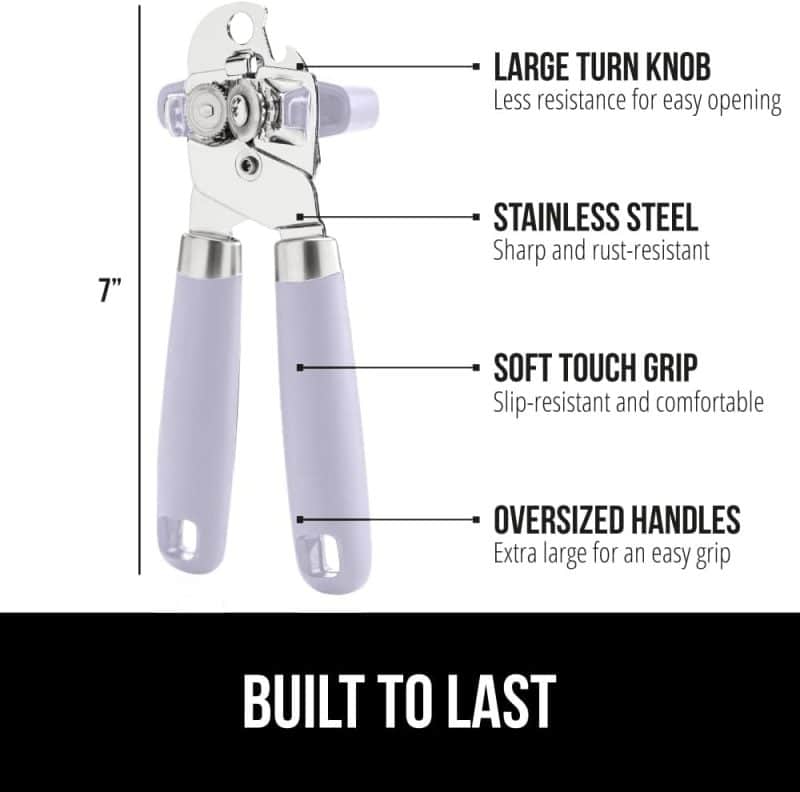 GORILLA GRIP Heavy Duty Stainless Steel Can Opener and Bottle Opener - Image 92