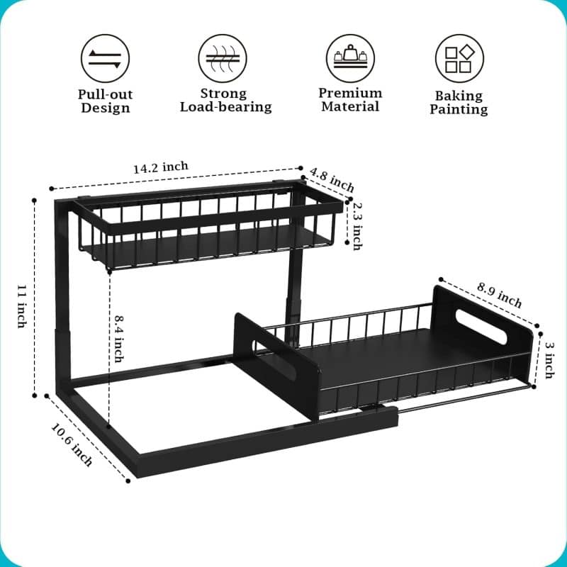 REALINN Under Sink Organizer and Storage - Image 2
