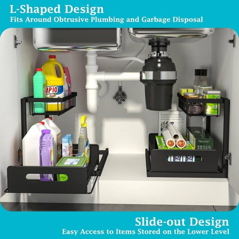 REALINN Under Sink Organizer and Storage - Image 3