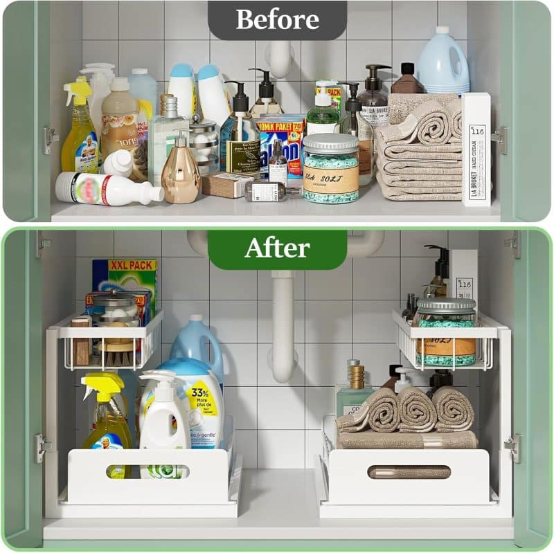 REALINN Under Sink Organizer and Storage - Image 11