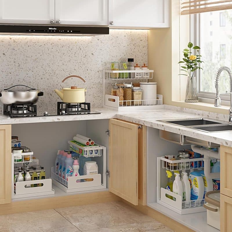 REALINN Under Sink Organizer and Storage - Image 13
