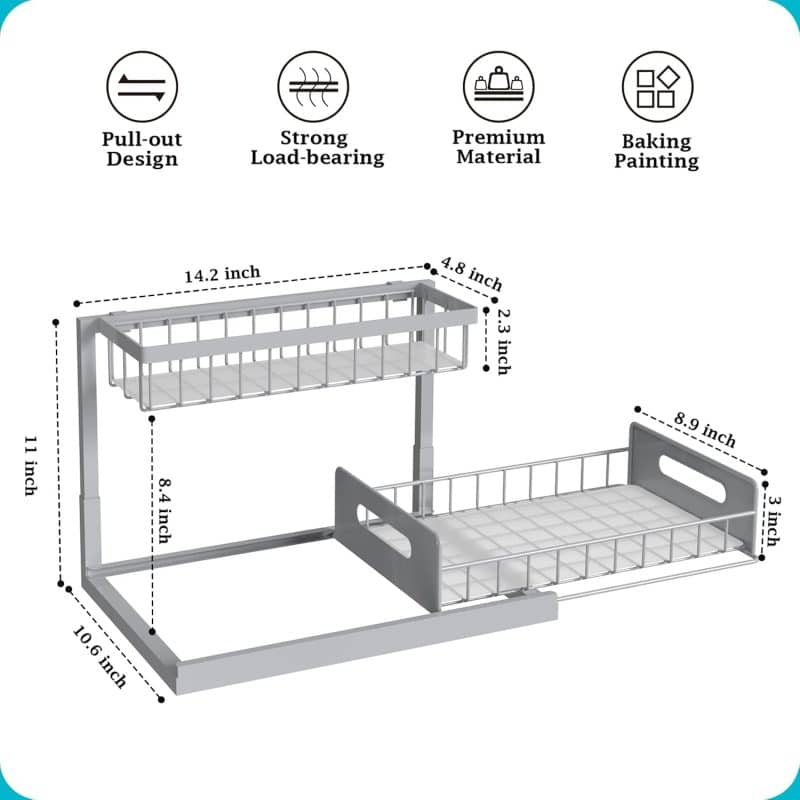 REALINN Under Sink Organizer and Storage - Image 15