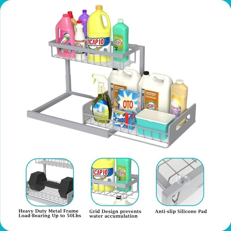 REALINN Under Sink Organizer and Storage - Image 19