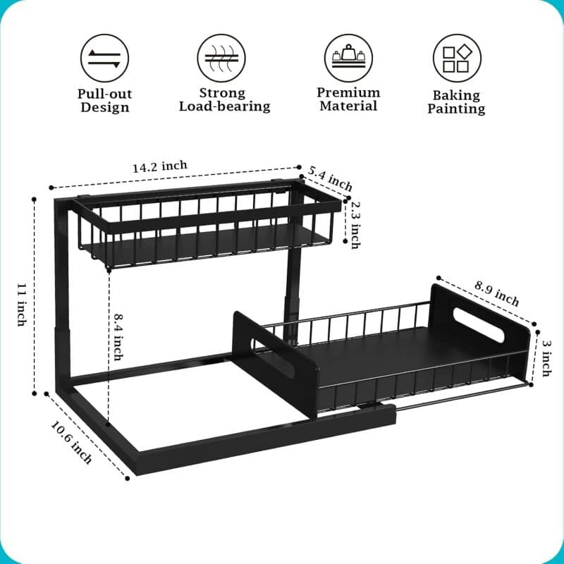 REALINN Under Sink Organizer and Storage - Image 22